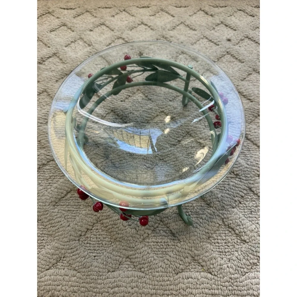 2002 Portfolio PFALTZGRAFF Accents Winterwood POTPOURRI BOWL ITEM #23371 Holly